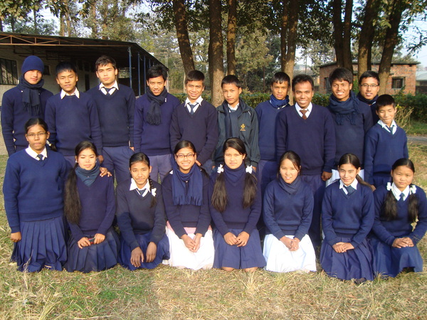 Group photo of school children Group photo of school children